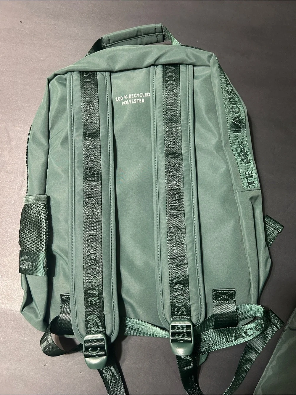 LACOSTE 2in1 100% RECYCLED BACKPACK GREEN